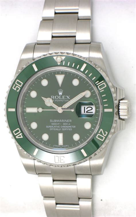 rolex green face for sale|rolex submariner green face price.